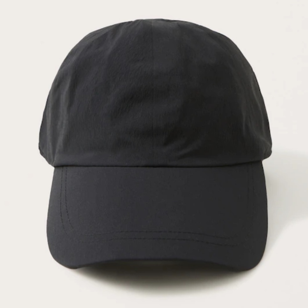 Abercrombie & Fitch YPB Sweat-Wicking Baseball Cap Onyx Color One Size